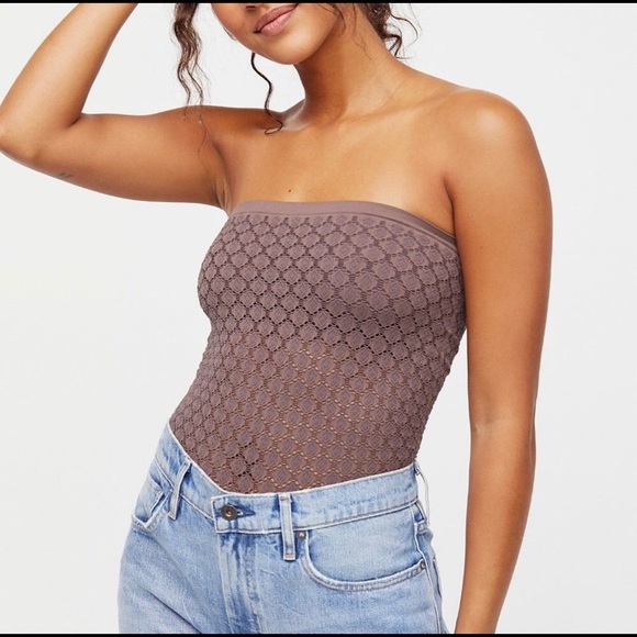 Free People Tops - Free People Honey Textured Tube Red or Brown